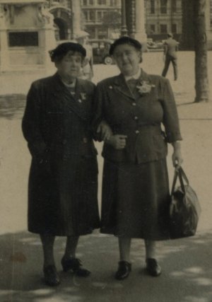 May Baker and Margaret  Whitley (nee Rann)